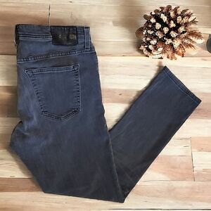 AG Adriano Goldschmied Men's Slim Jeans in Dark Gray